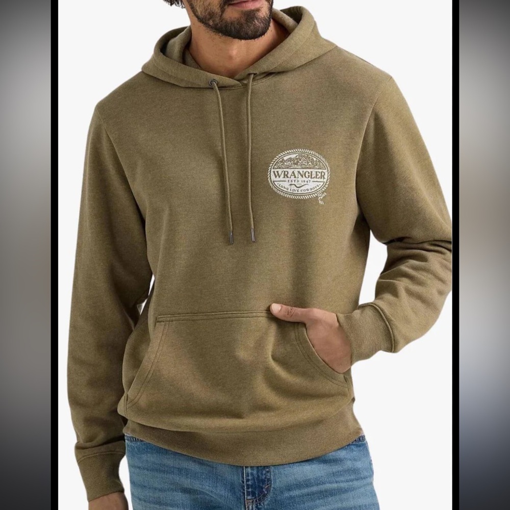 Wrangler Khaki Men's Hoodie